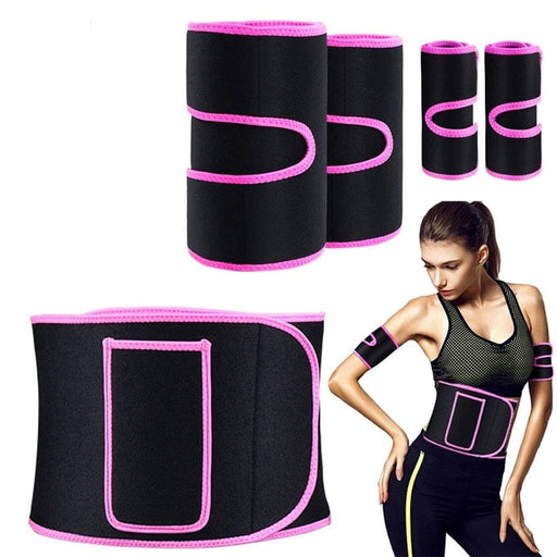 5pcs/set Legs Arms Waist Fat Burner Sweat Belly Band