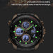 6 In 1 Dual Display Classic Quartz Wristwatch For Men’s