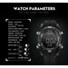 6 In 1 Men’s Automatic Led Digital Wrist Watch For Sports