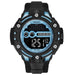 6 In 1 Men’s 40m Waterproof Digital Led Wrist Watch