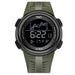 6 In 1 Men’s 30m Waterproof Sport Led Digital Wrist Watch