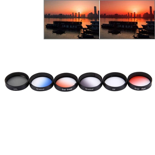 6 In 1 Professional 34mm Lens Filter For Dji Phantom 3