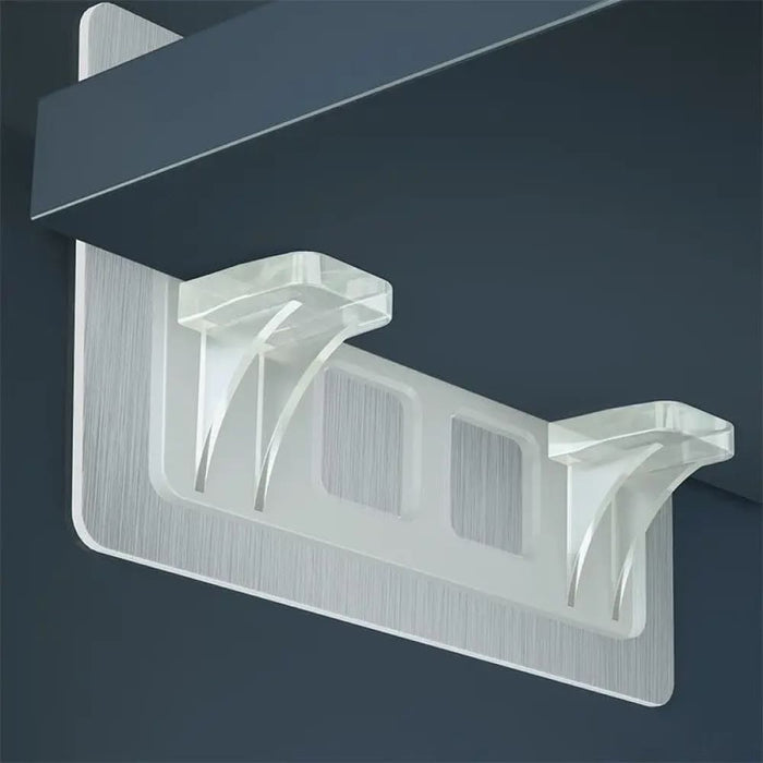 6 12pcs Non Marking Wardrobe Divider Brackets Anti Slip