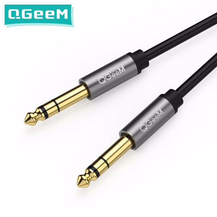 6.5mm 6.35mm Jack Male To Amplifier Bass Audio Aux Cable