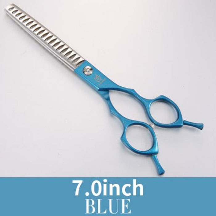 6.5 7.0inch Jp440c Curved Thinning Straight Scissors Dog