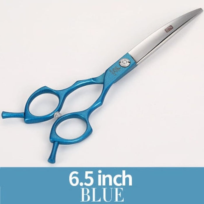 6.5 7.0inch Jp440c Curved Thinning Straight Scissors Dog