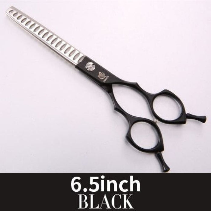 6.5 7.0inch Jp440c Curved Thinning Straight Scissors Dog