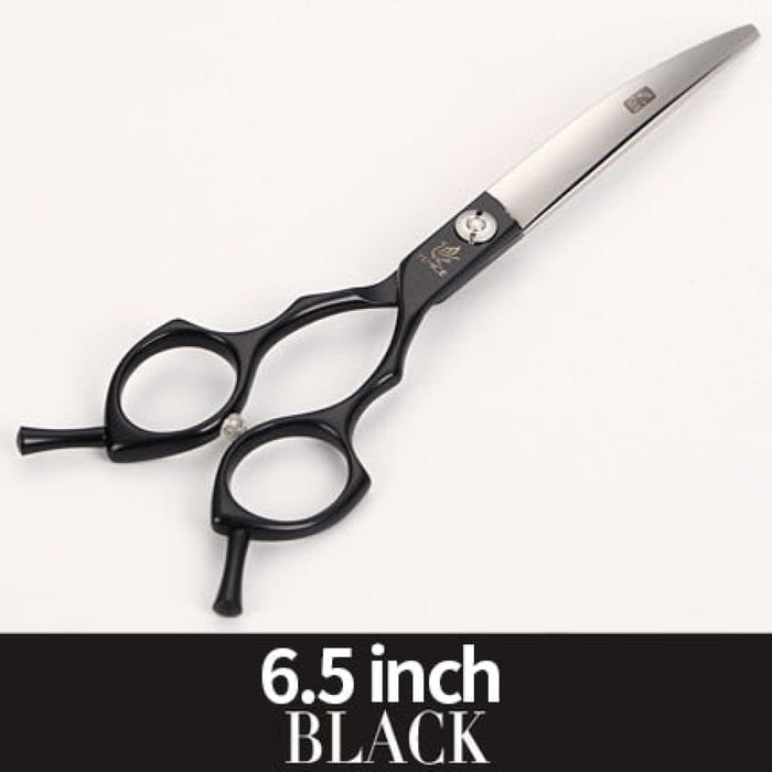 6.5 7.0inch Jp440c Curved Thinning Straight Scissors Dog