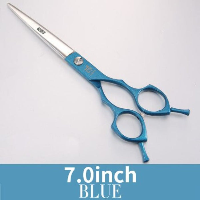 6.5 7.0inch Jp440c Curved Thinning Straight Scissors Dog