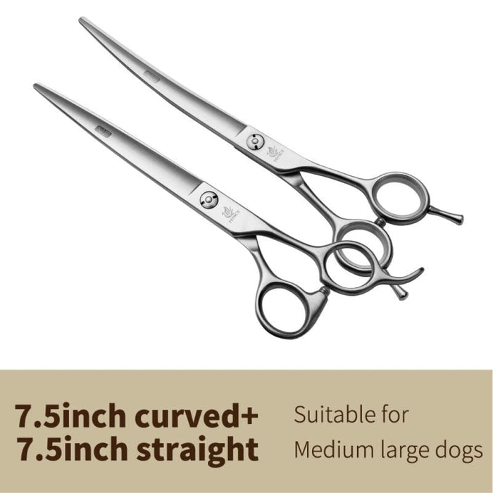 6.5 7.0 7.5 8.0 Pet Grooming Scissors Set Dog Hair Cutting