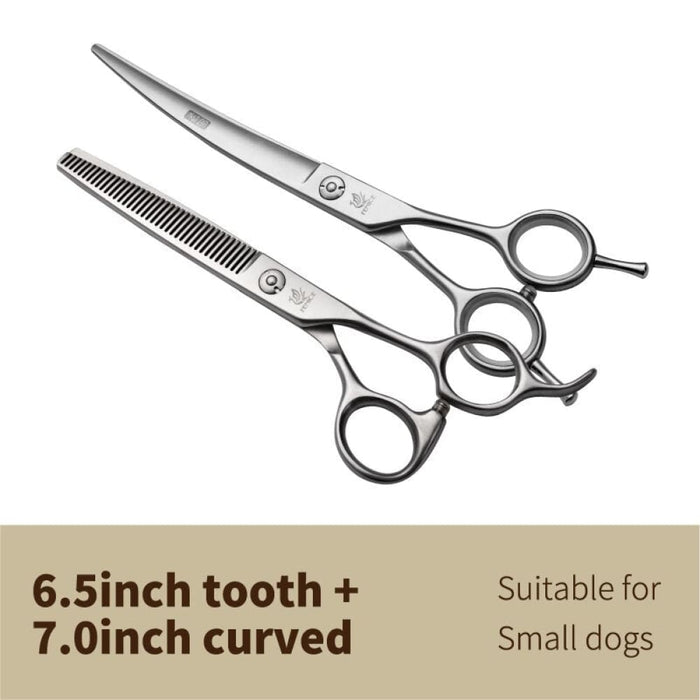 6.5 7.0 7.5 8.0 Pet Grooming Scissors Set Dog Hair Cutting