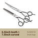 6.5 7.0 7.5 8.0 Pet Grooming Scissors Set Dog Hair Cutting