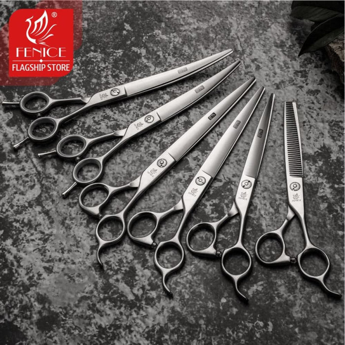 6.5 7.0 7.5 8.0 Pet Grooming Scissors Set Dog Hair Cutting