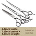 6.5 7.0 7.5 8.0 Pet Grooming Scissors Set Dog Hair Cutting