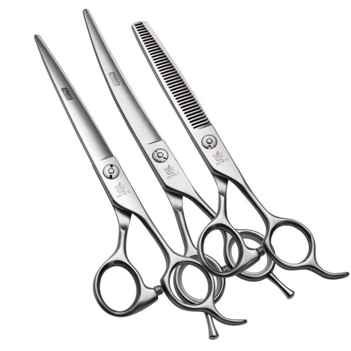 6.5 7.0 7.5 8.0 Pet Grooming Scissors Set Dog Hair Cutting