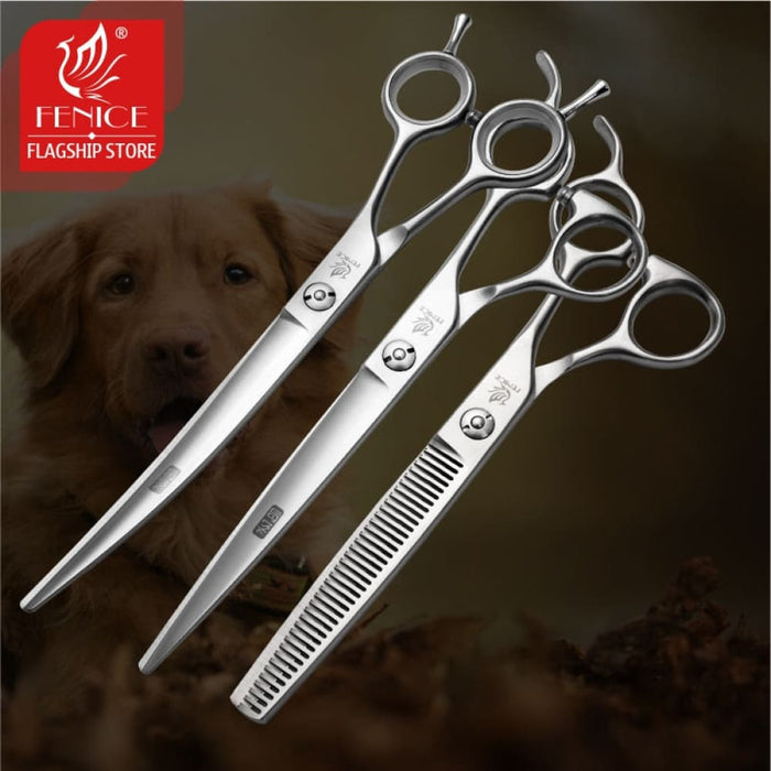 6.5 7.0 7.5 8.0 Pet Grooming Scissors Set Dog Hair Cutting