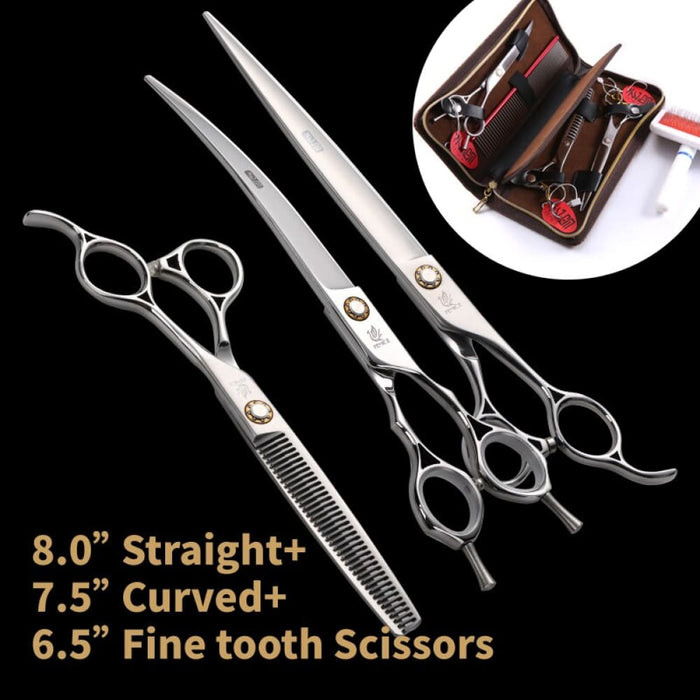 6.5 7 7.5 8 Inch Professional Pet Dogs Grooming Scissors