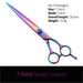 6.5 7.5 Inch Pet Dog Grooming Thinning&cutting Scissors Set