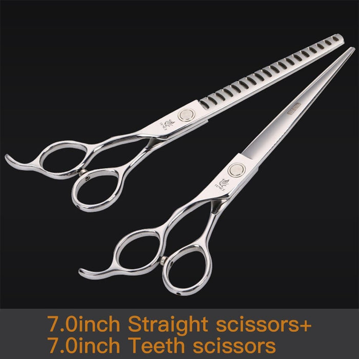 6.5 7 Inch Professional Left Hand Pet Dog Grooming Scissors