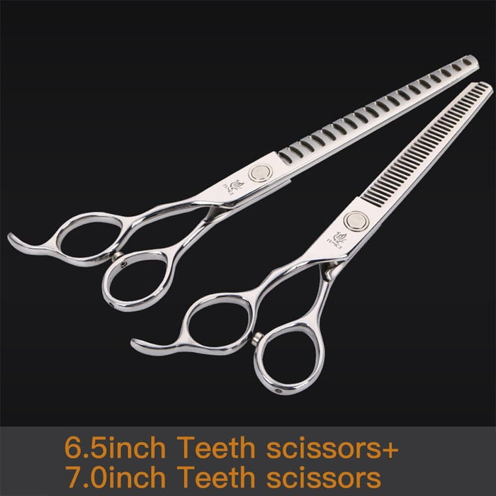 6.5 7 Inch Professional Left Hand Pet Dog Grooming Scissors