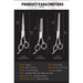 6.5 7 Inch Professional Left Hand Pet Dog Grooming Scissors