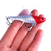 6.5cm/17.2g Fast Sinking Wings Vib Pencil Fishing Lures Kit