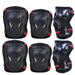 6 Pcs Knee Elbow Pads Wrist Guards Safety Protective Gear