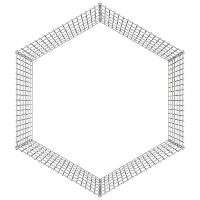 6-panel Rabbit Cage 54x60 Cm Galvanised Iron Oiopit