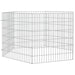 6-panel Rabbit Cage 54x60 Cm Galvanised Iron Oiopit