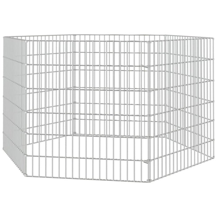 6-panel Rabbit Cage 54x60 Cm Galvanised Iron Oiopit