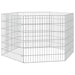 6-panel Rabbit Cage 54x60 Cm Galvanised Iron Oiopit