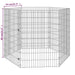 6-panel Rabbit Cage 54x80 Cm Galvanised Iron Oiopii