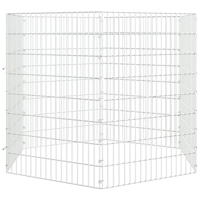 6-panel Rabbit Cage 54x80 Cm Galvanised Iron Oiopii