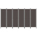 6 Panel Room Divider Anthracite Gl259