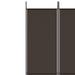 6-panel Room Divider Brown 300x220 Cm Fabric Tpbxbi