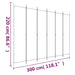 6-panel Room Divider Brown 300x220 Cm Fabric Tpbxbi