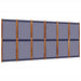 6-panel Room Divider Dark Blue 420x180 Cm Abbttlx