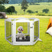 6 Panels Pet Dog Playpen Puppy Exercise Cage Enclosure