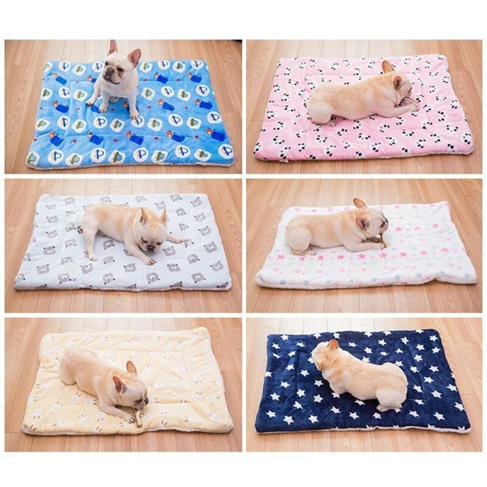 6 Patterns Warm Thick Fleece Breathable Sleeping Pet