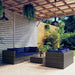 6 Piece Garden Lounge Set With Cushions Poly Rattan Grey