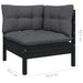 6 Piece Garden Lounge Set With Cushions Solid Pinewood