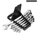 6 Piece Ratchet Set Movable Fixed Head