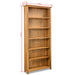 6-tier Bookcase Solid Oak Wood Xaaaib