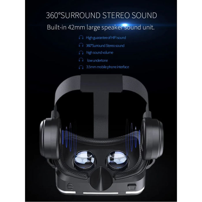 6.0 Version 3d Virtual Reality Stereo Helmet Vr Headset