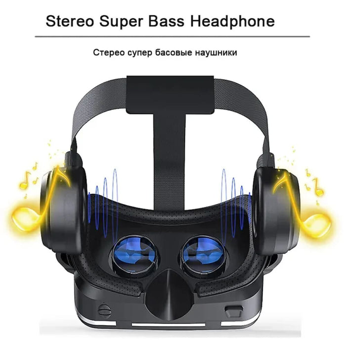 6.0 Version 3d Virtual Reality Stereo Helmet Vr Headset