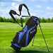 6 Way Dividers Golf Bag Stand Insulated Carry Zippered Rain