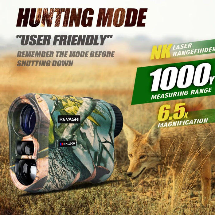 600 1000m Hunting Laser Rangefinder Angle Speed Height