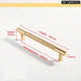 600mm Gray Gold Aluminum Cabinet Handle For Kitchen Wardrobe