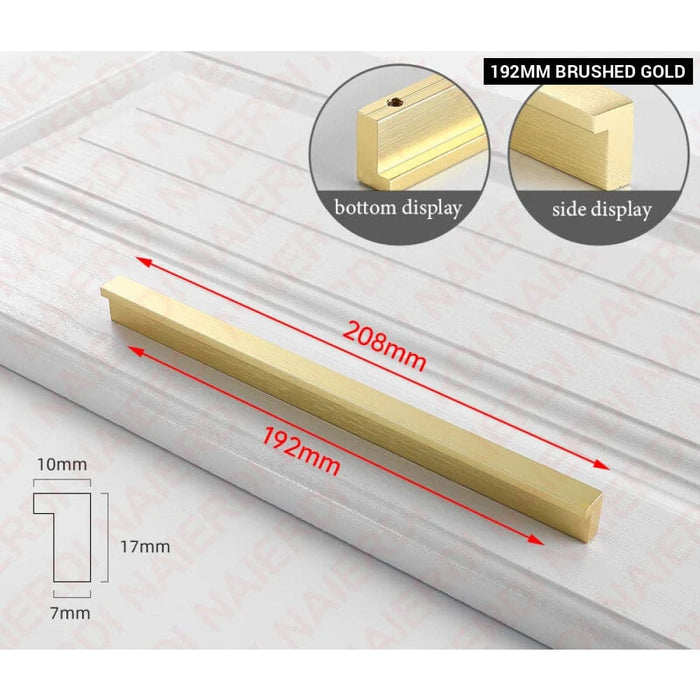 600mm t Bar Gold Cabinet Handles For Kitchen Cupboards