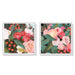 60cmx60cm Eucalyptus Bouquet 2 Sets White Frame Canvas Wall